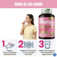 FOS Probióticos + Zinc | Bienestar Íntimo Femenino