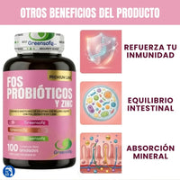 FOS Probióticos + Zinc | Bienestar Íntimo Femenino